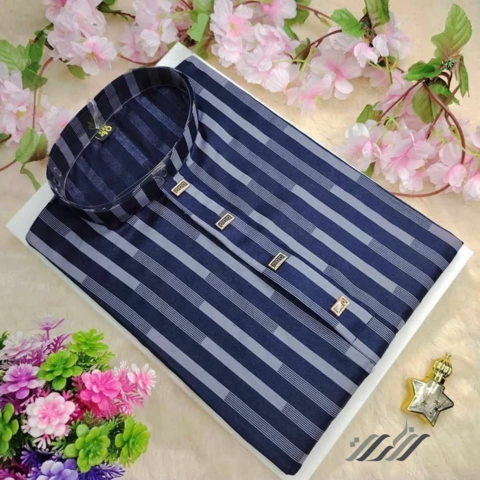 Blue step cotton fabrics